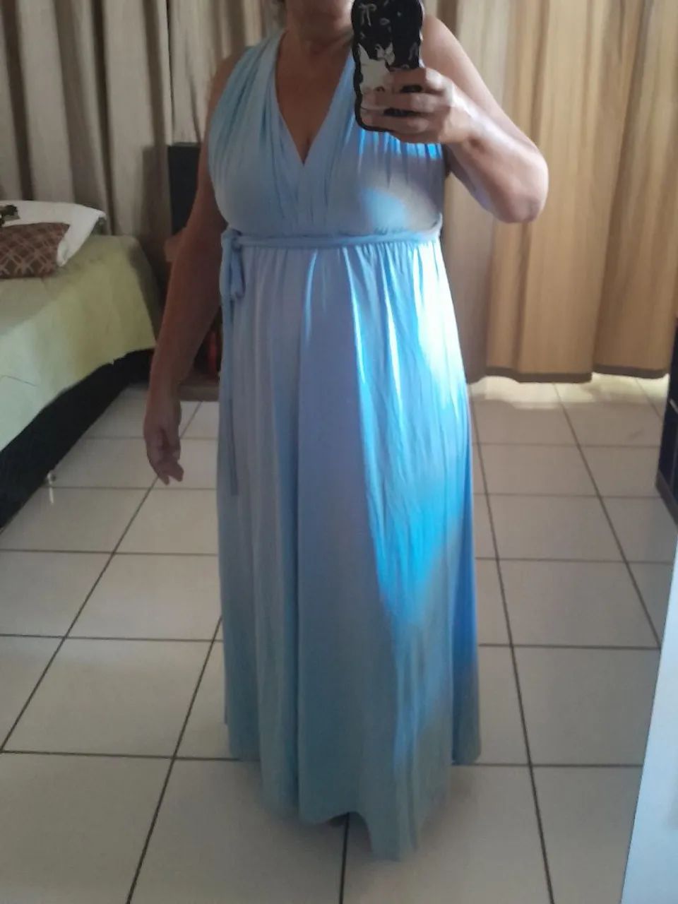 Vestido longo de festa n 44 - Foto 3