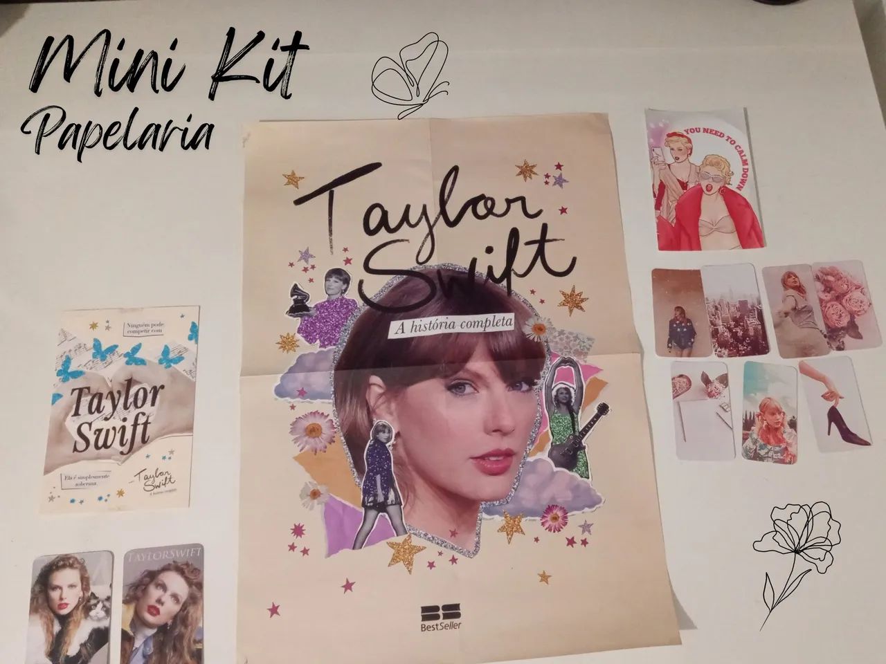 Mini Kit Taylor Swift Papelaria 
