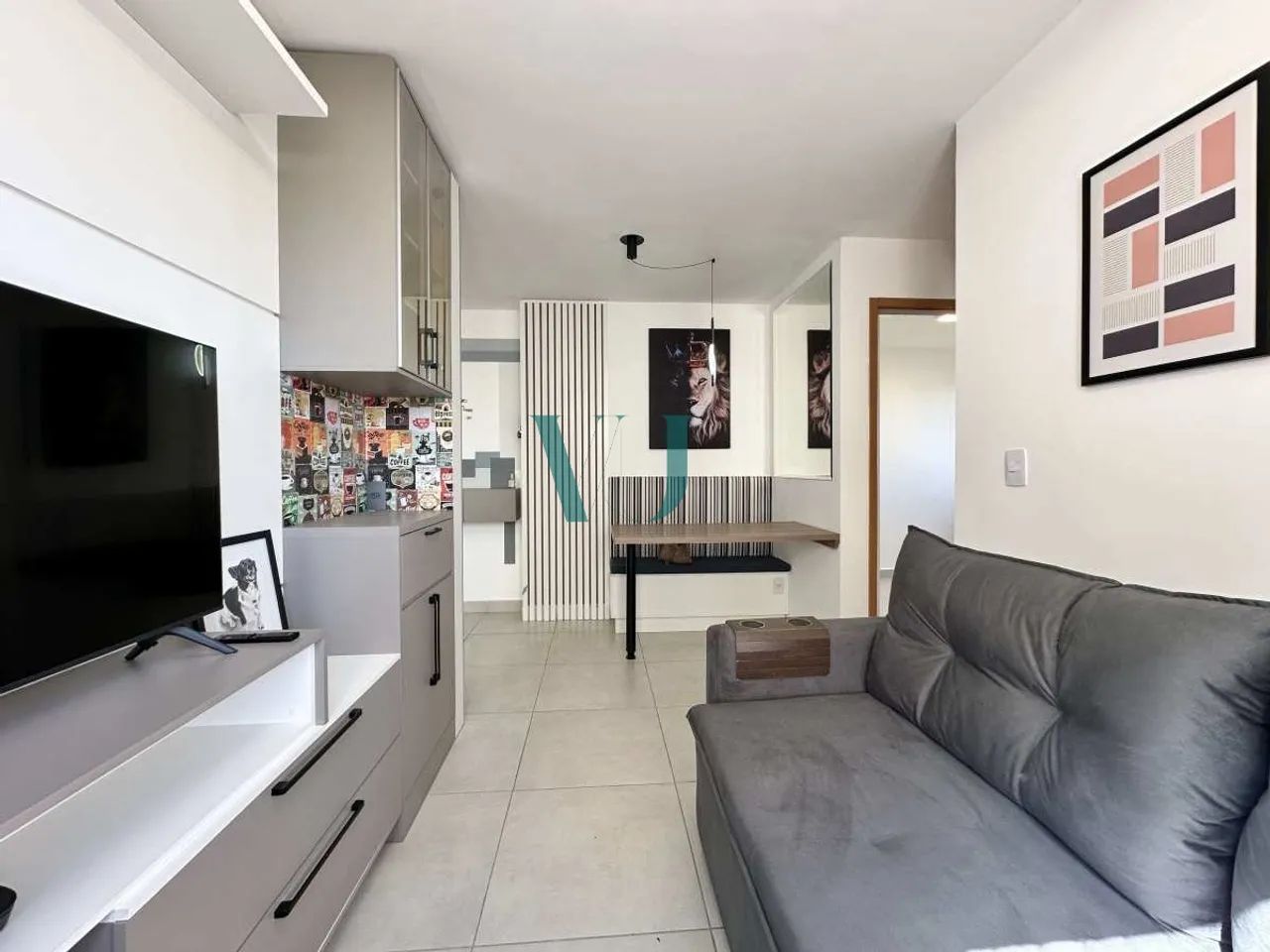 Apartamento para alugar em Campinas todo mobiliado, conta com 2 dormitórios, com lazer com