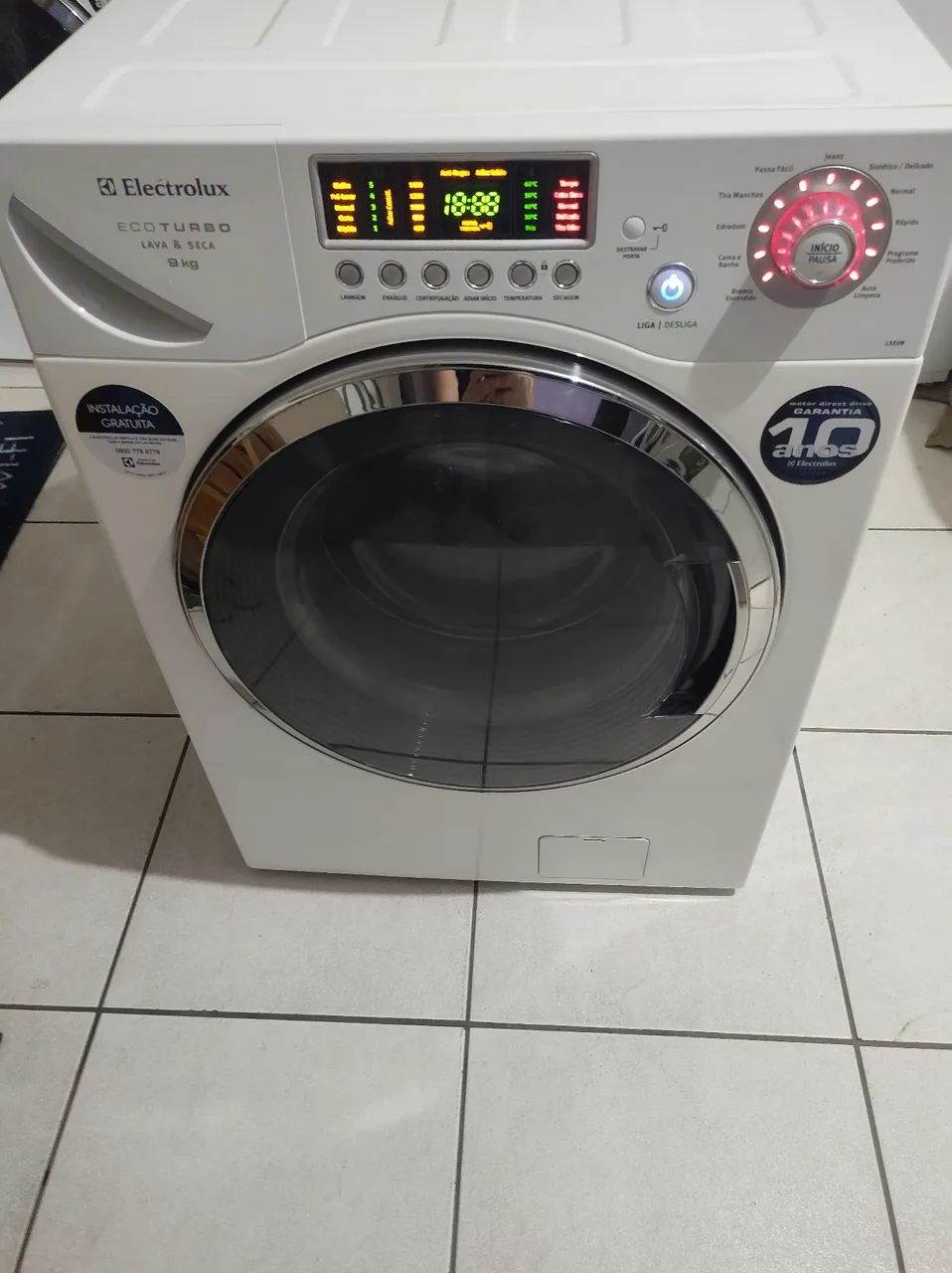 Lava e Seca Eletrolux 9 kg 