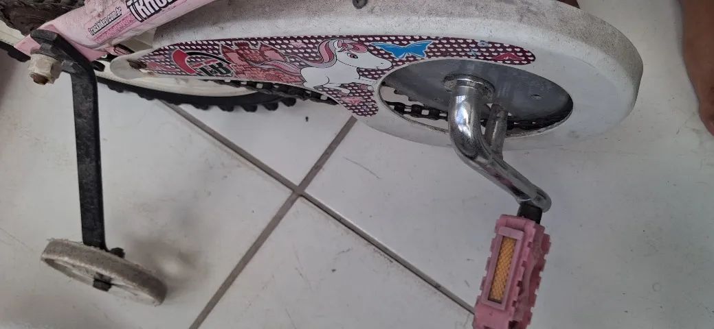 Bicicleta infantil aro 12 Rosa/Lilás  - Foto 2
