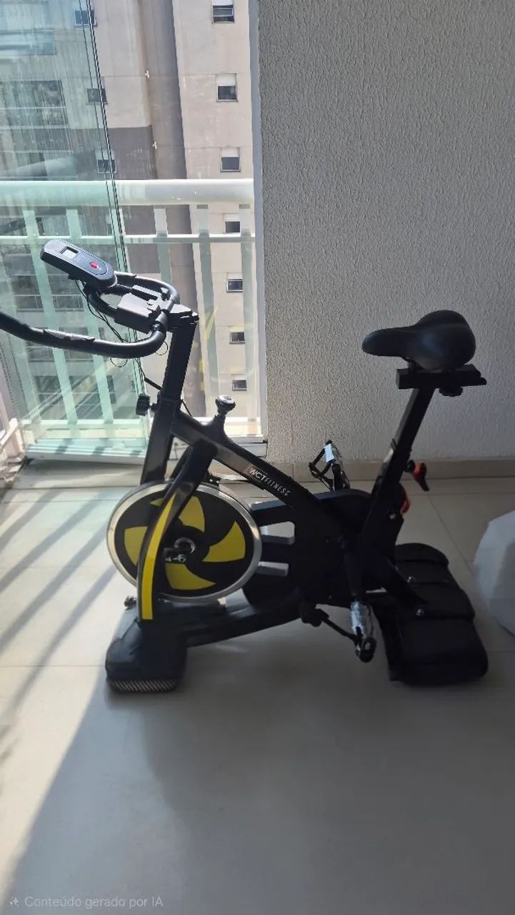 Bicicleta Spinning 13kg Ergométrica