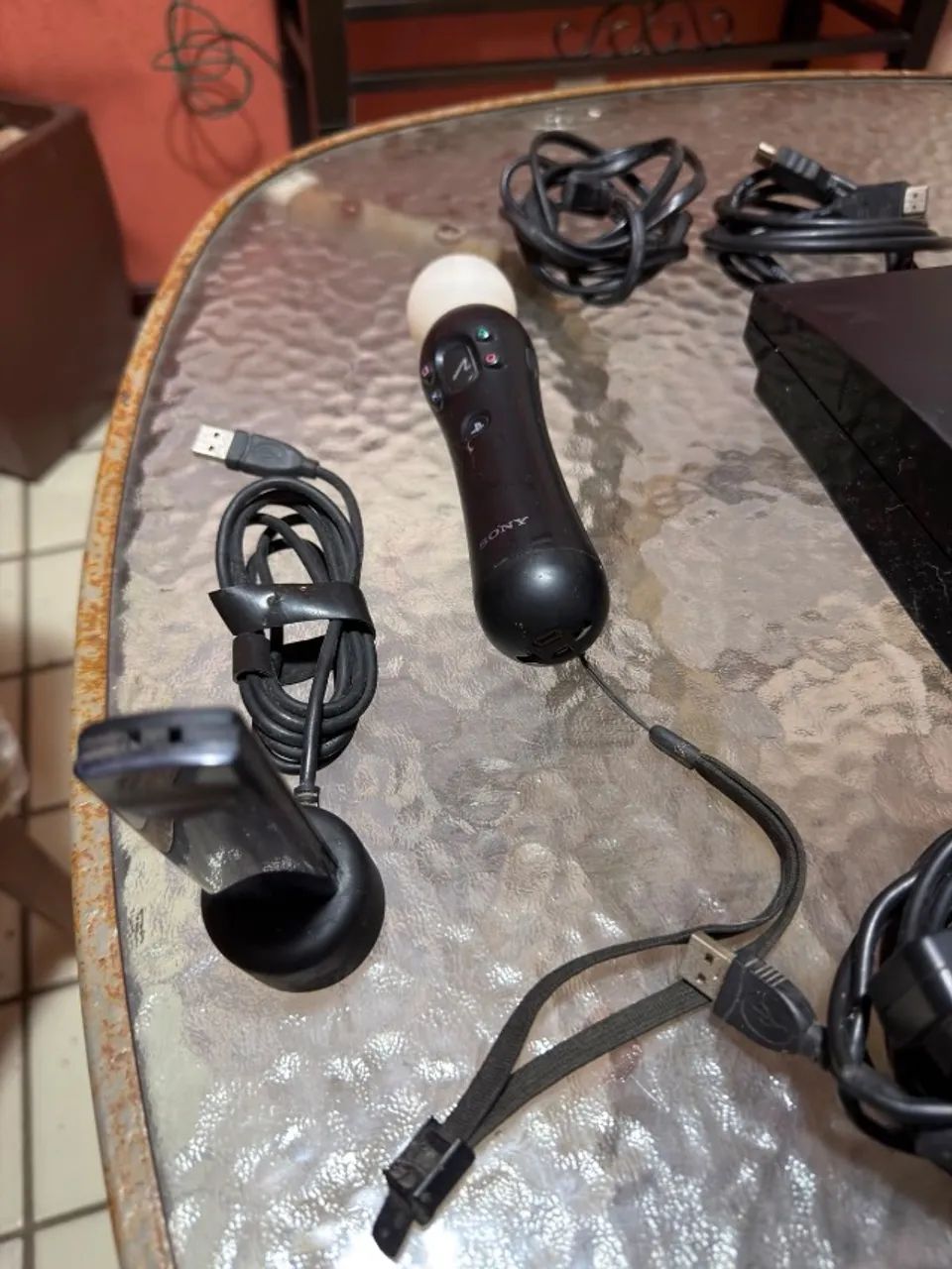 PS3 com 2 controles e câmera - Foto 3