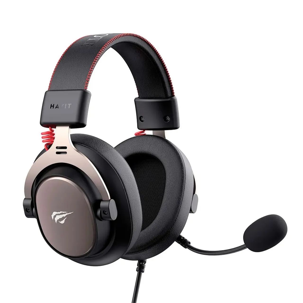 Headset gamer HAVIT com microfone destacável 