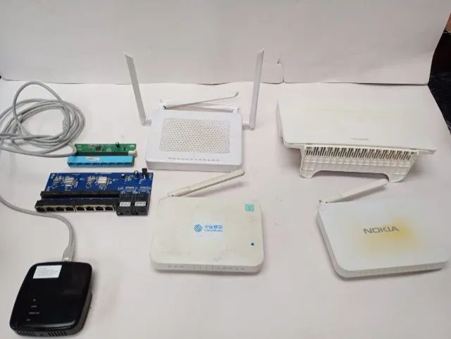 Lote 5 Roteadores Modem Huawei Nokia 2 Placas Rede