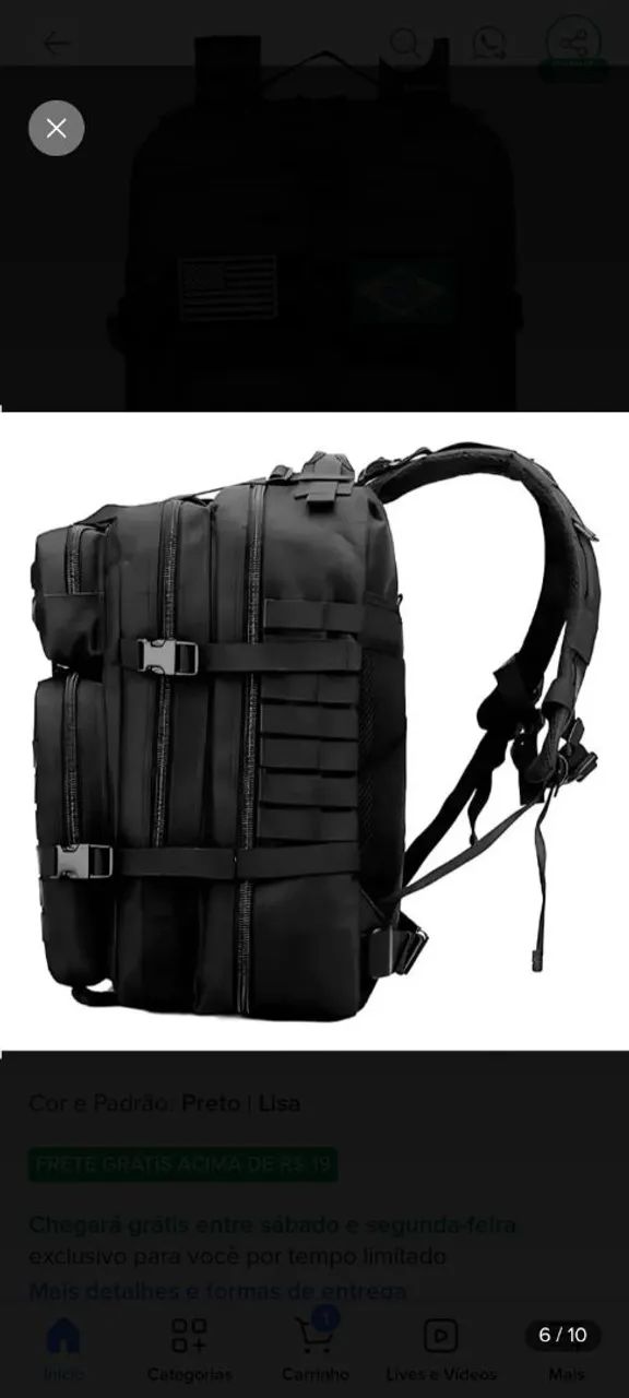 Mochila Militar Material Resistente Premium  - Foto 2