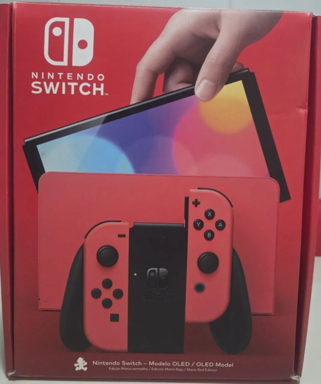 Nintendo Switch OLED Vermelho Edição Super Mario com 64 GB - Usado