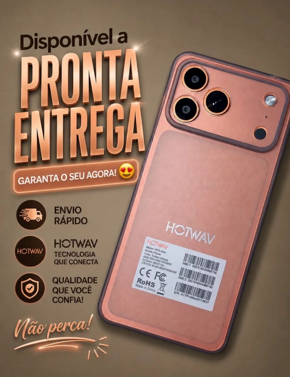 Celular a17 pro Max 128gb 3 ram expansão mais 9 ram - Foto 3