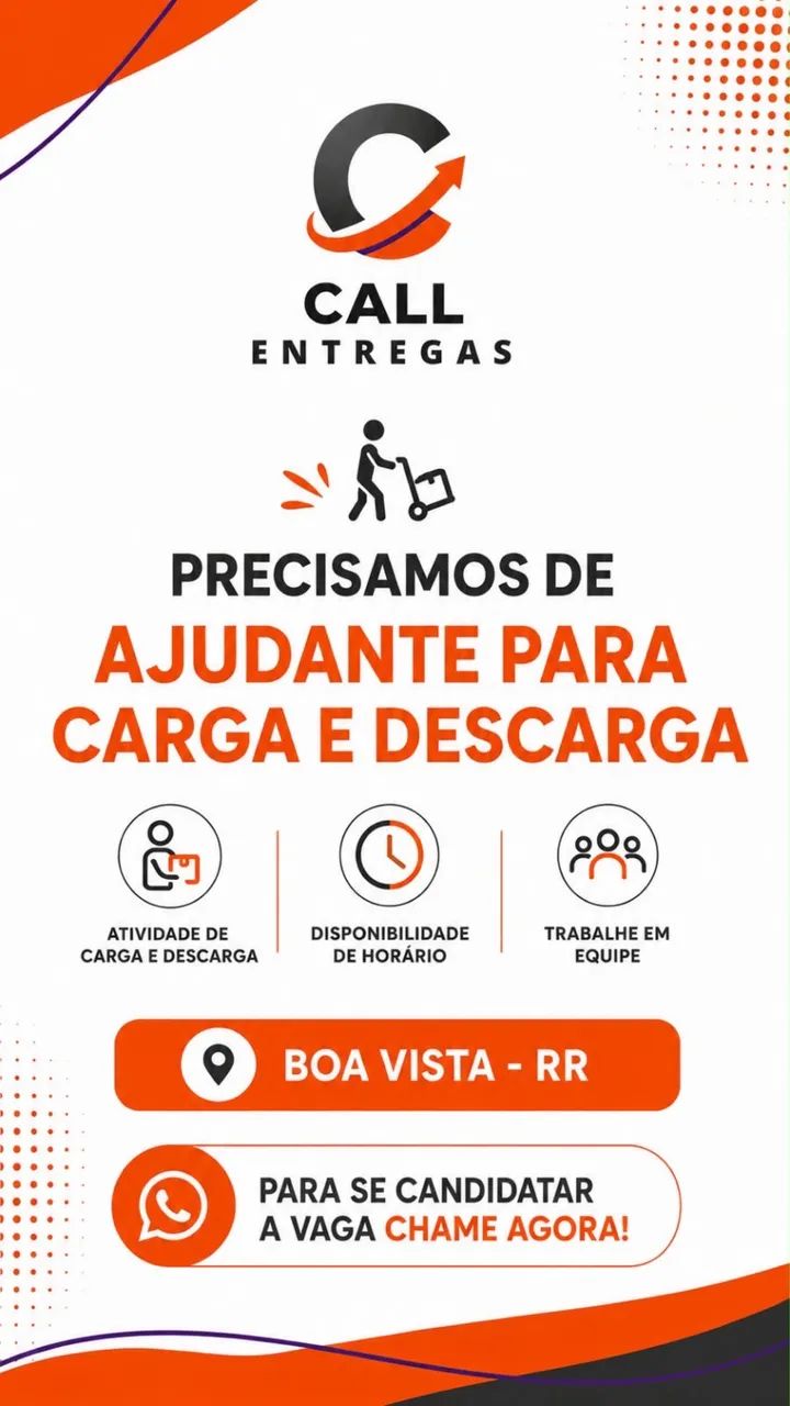 AJUDANDE CARGA E DESCARGA  BOA VISTA
