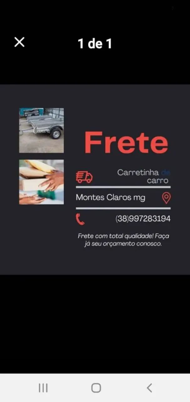 Faço frete e pequenas mudanças.