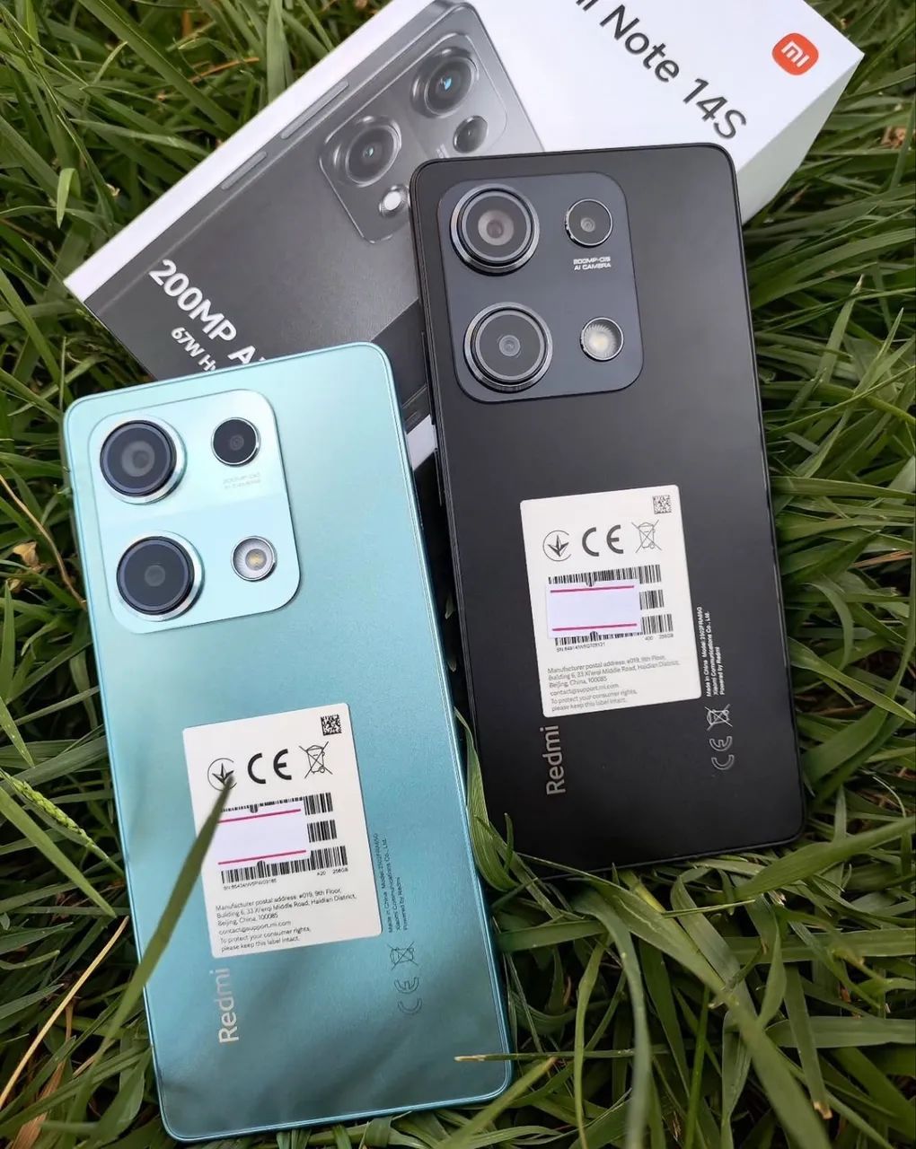 Celular Redmi Note 14s NFC 256/08- Azul Preto Lacrados