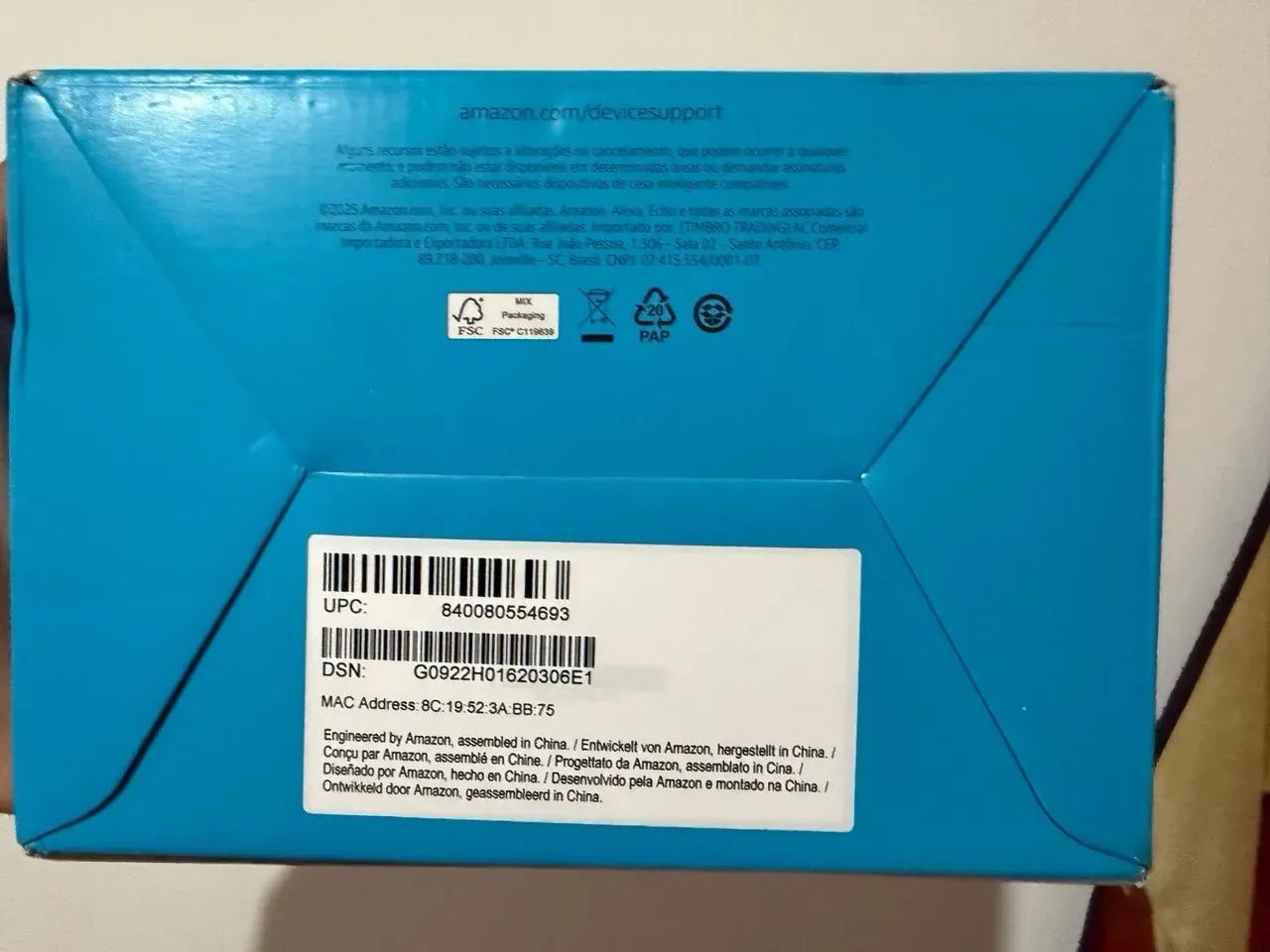 Echo Dot 5ª Geração com Alexa | Smart Speaker Amazon | Wi-Fi + Bluetooth NOVA - Foto 2
