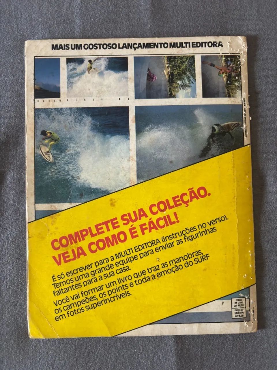 Álbum de Figurinhas Surf 1987 Completo - Editora Multi - Foto 2