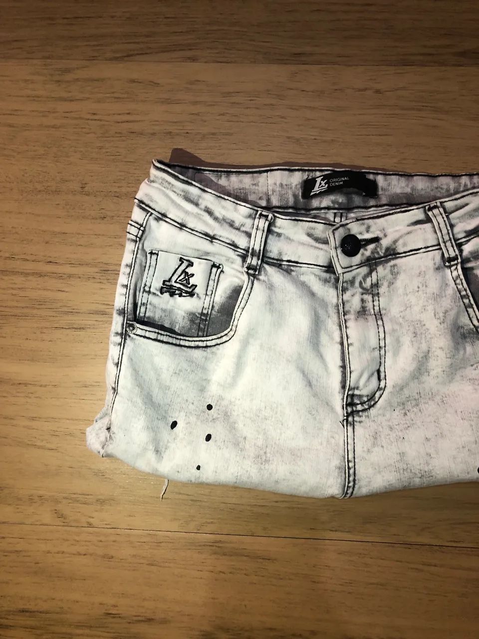 Calça Jogador Jeans Clara Destroyed - Foto 4