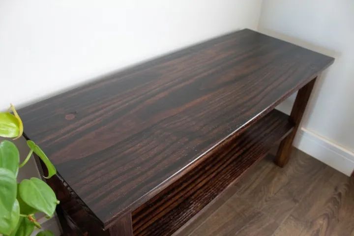 Banco/Sapateira Artesanal em Madeira - Foto 2