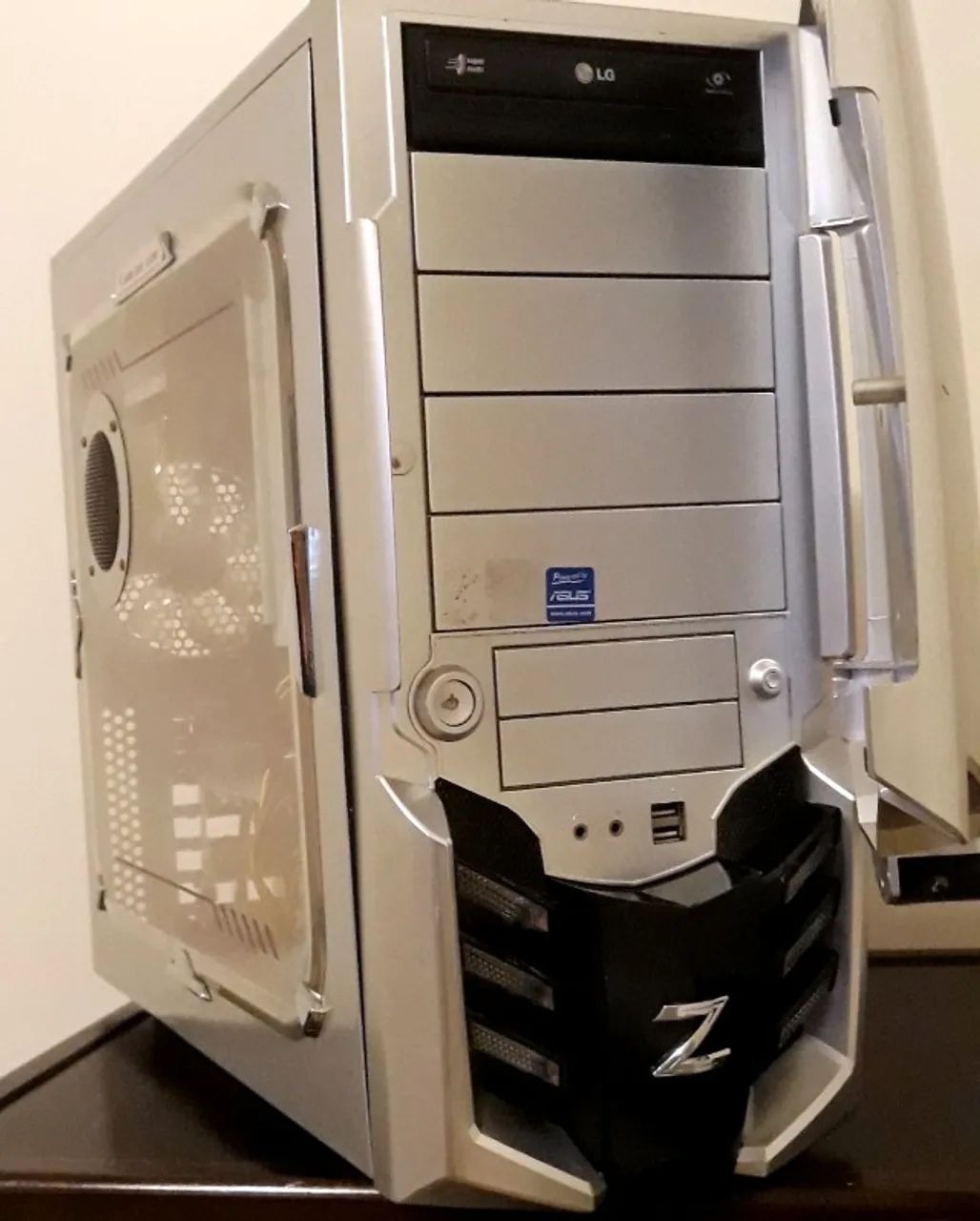 GABINETE CLONE X-GAME (PRATA E PRETO)  - Foto 5