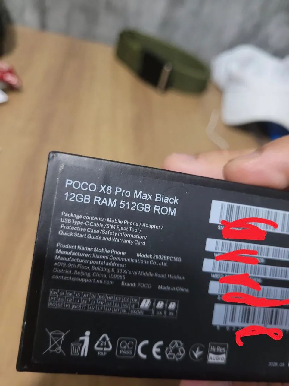 Poco x8 pro max 12gb / 512gb