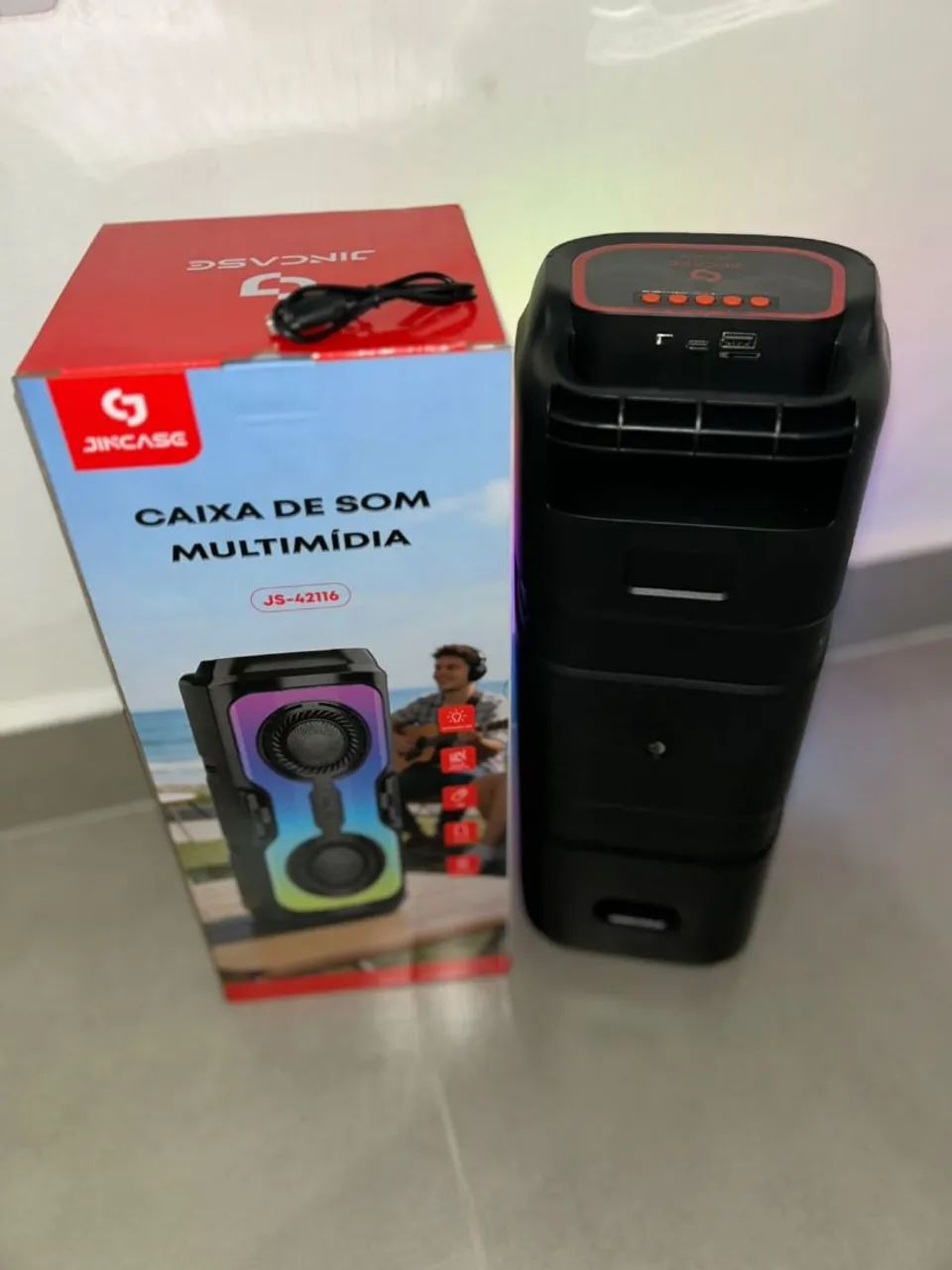 VENDO CAIXA DE SOM BLUETOOTH NOVA - Foto 2