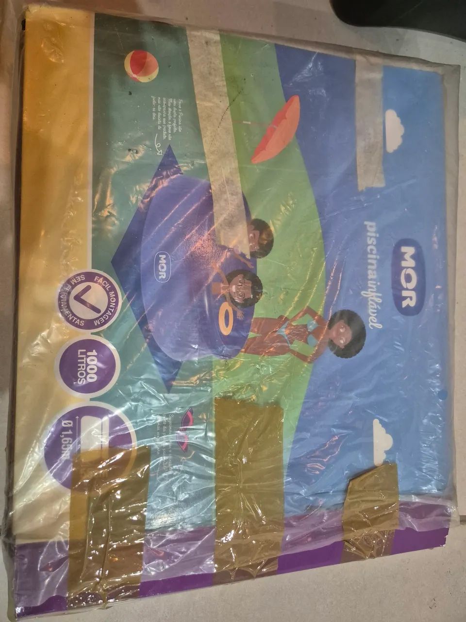 Piscina Mor 1000 litros e Acessórios de Limpeza - Foto 2