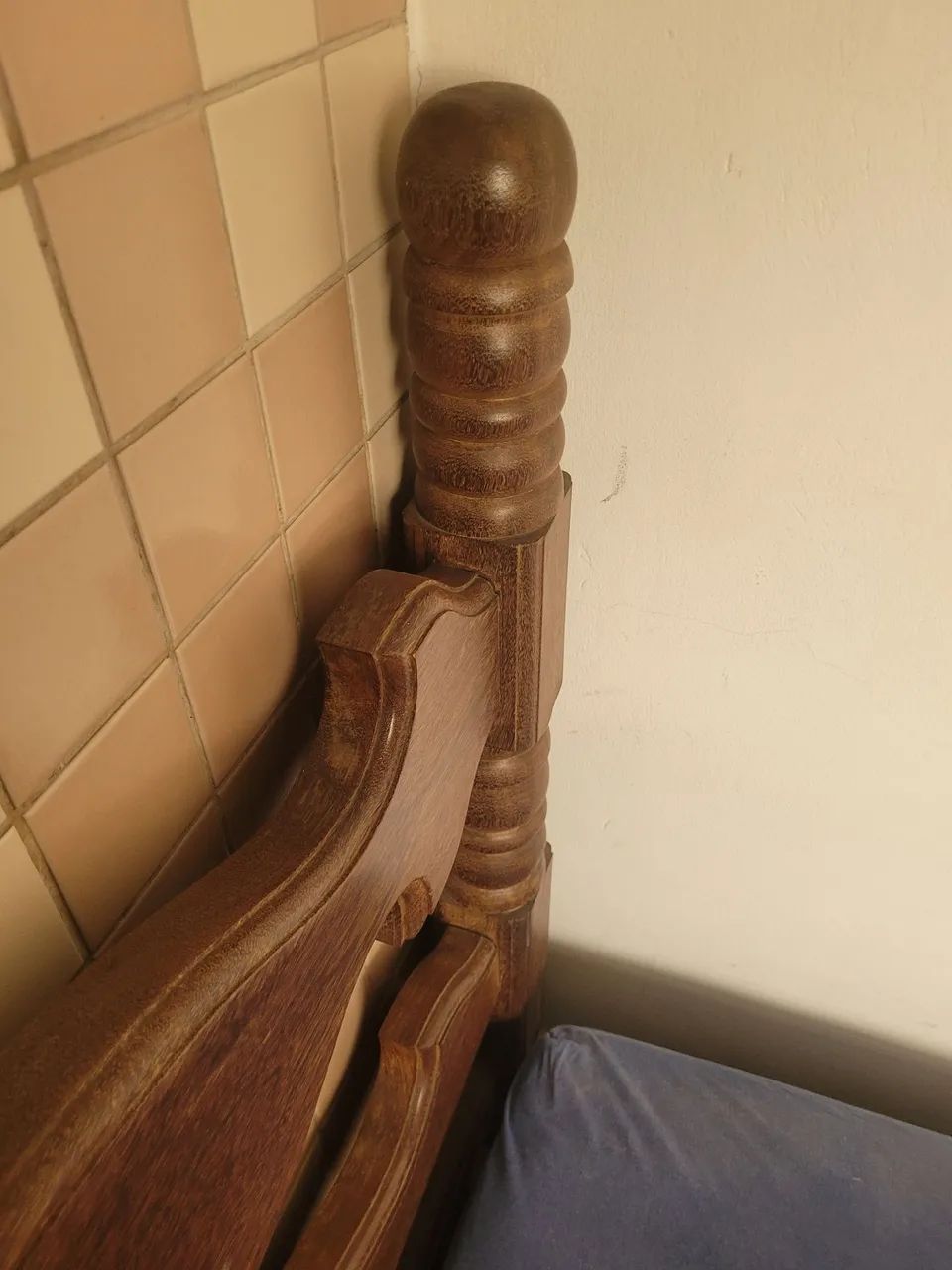 Cama de sucupira, maciça  - Foto 4