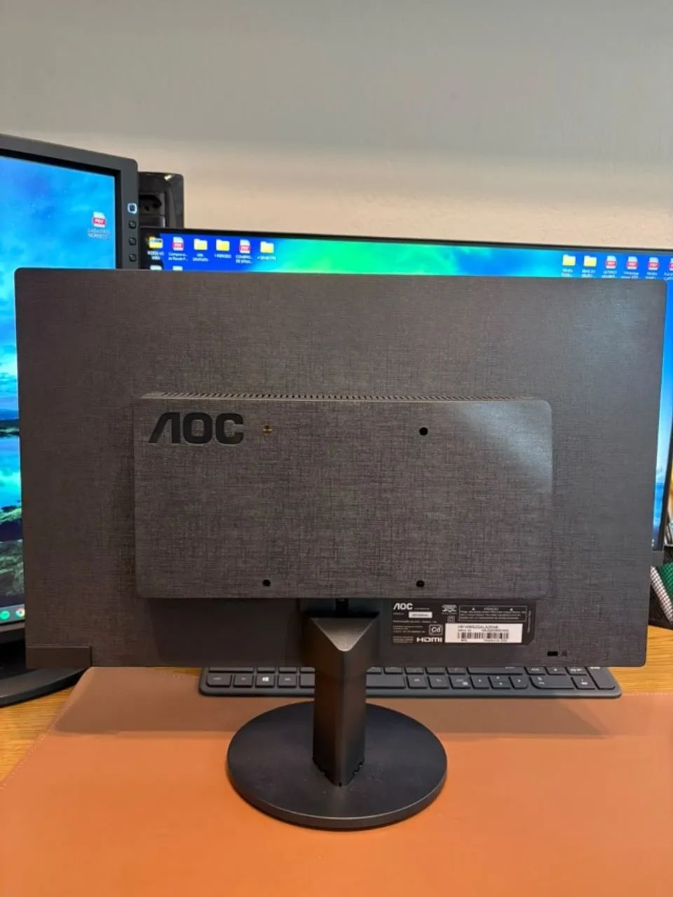Monitor Aoc 18.5" Led Vga e Hdmi - 1 mês de uso - Foto 3