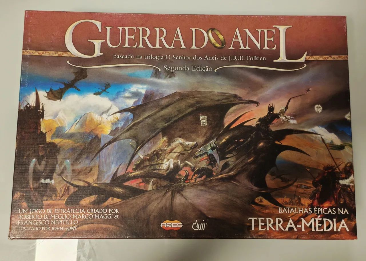 Jogo de Tabuleiro Guerra do Anel, Ares Games, Devir editora, em português. 