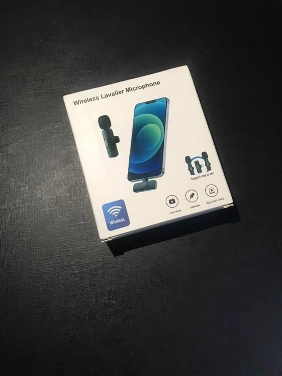 Microfone de lapela 