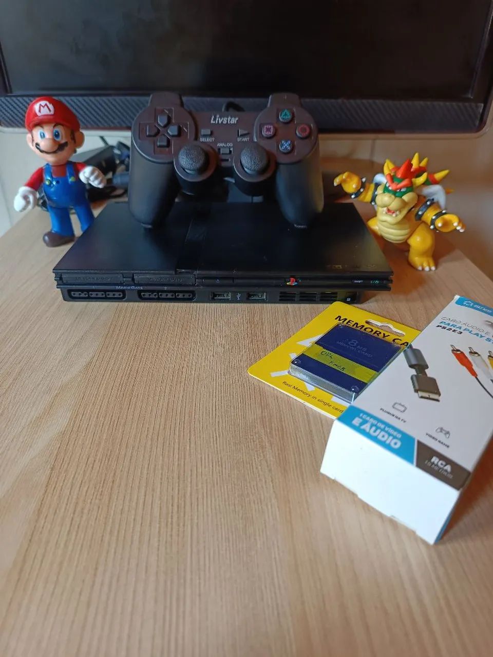 Ps2 + 2 controle com garantia!!!! - Foto 3