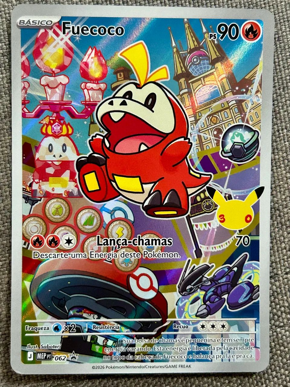 Carta Pokémon Fuecoco