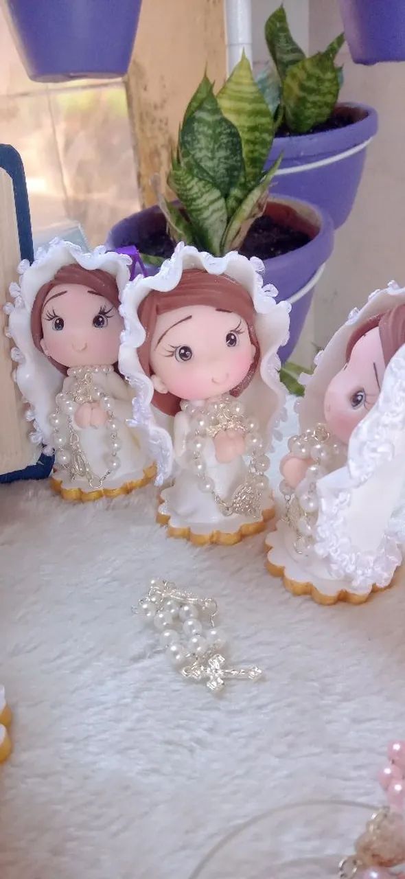 Lembrancinhas para Primeira Eucaristia em Biscuit  - Foto 3