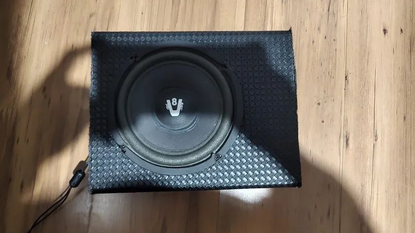 Caixa Slim Som Automotivo Subwoofer 6 Polegadas 100w Rms - Foto 2