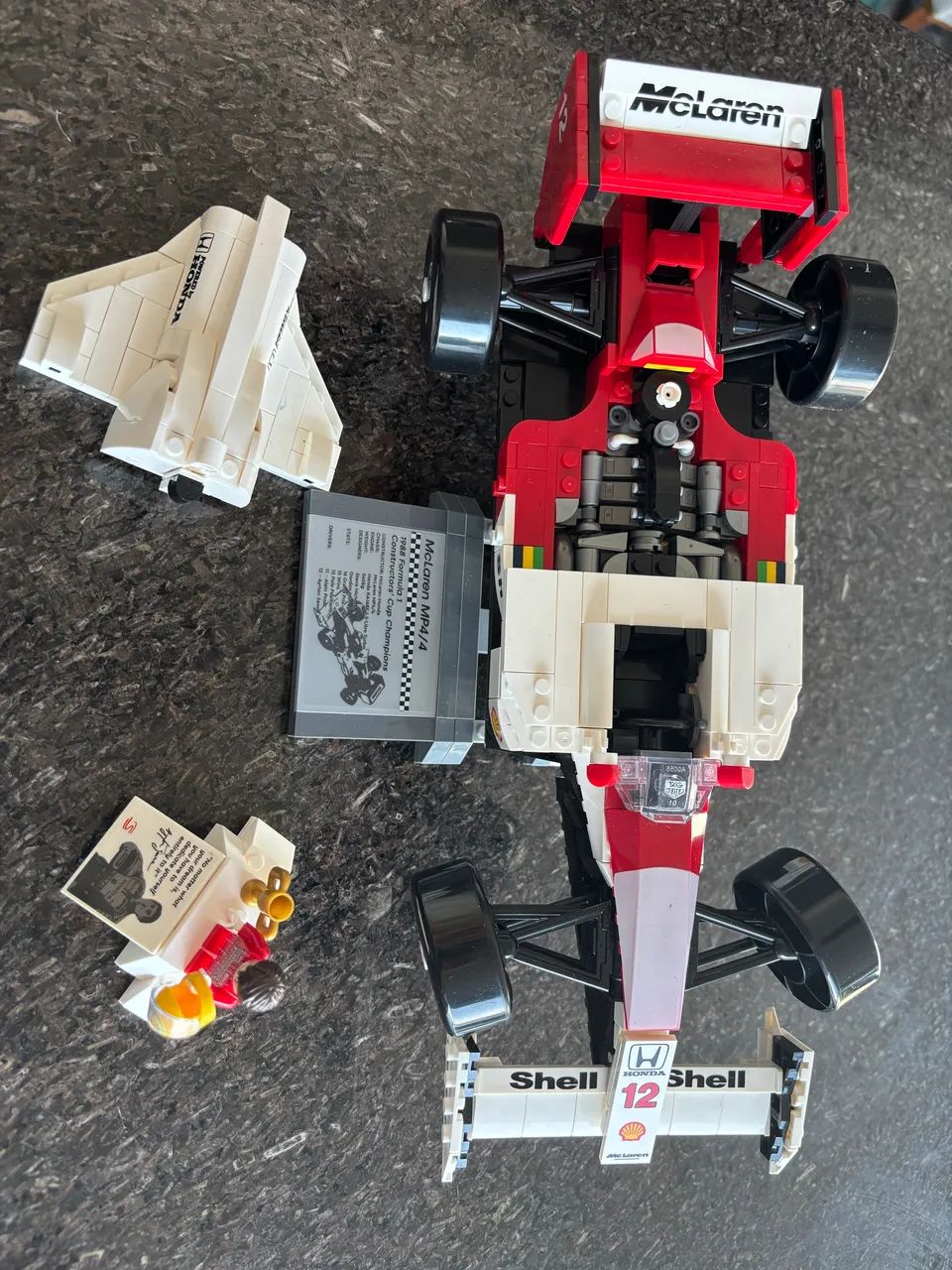 Kit montagem Mclaren MP4/4 com Ayrton Senna - Foto 2
