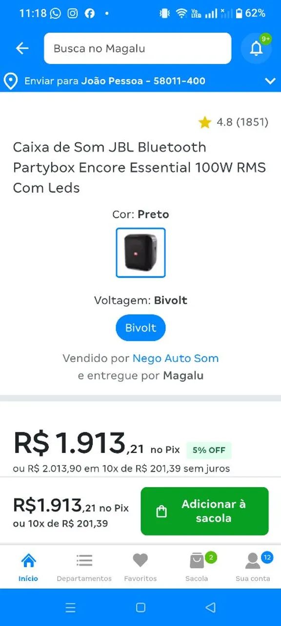 Caixa de som JBL  - Foto 4