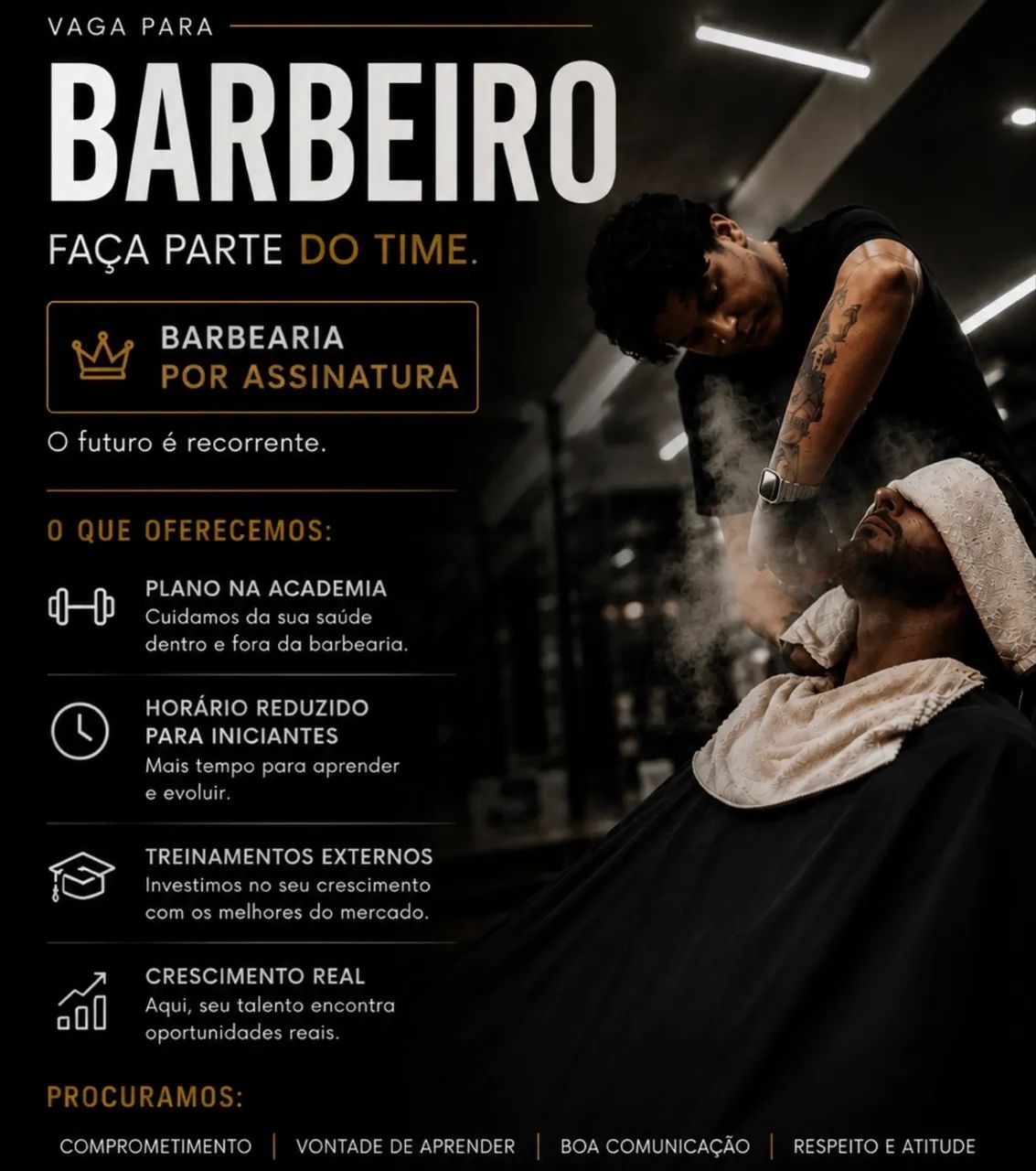 Vaga para barbeiro 