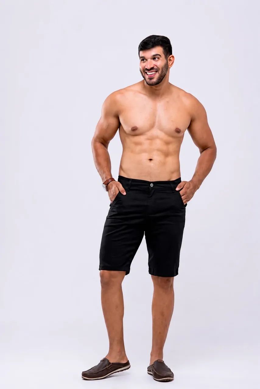 Bermuda brim masculina - Foto 2