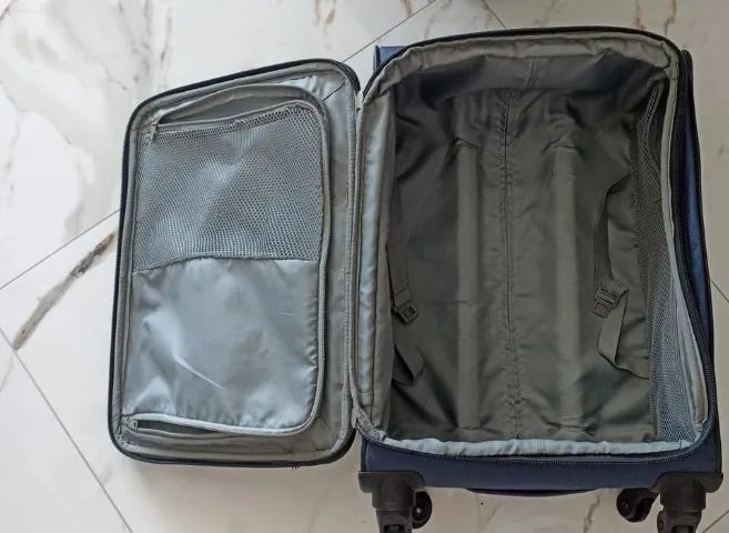 mala samsonite kick-air média azul - Foto 5