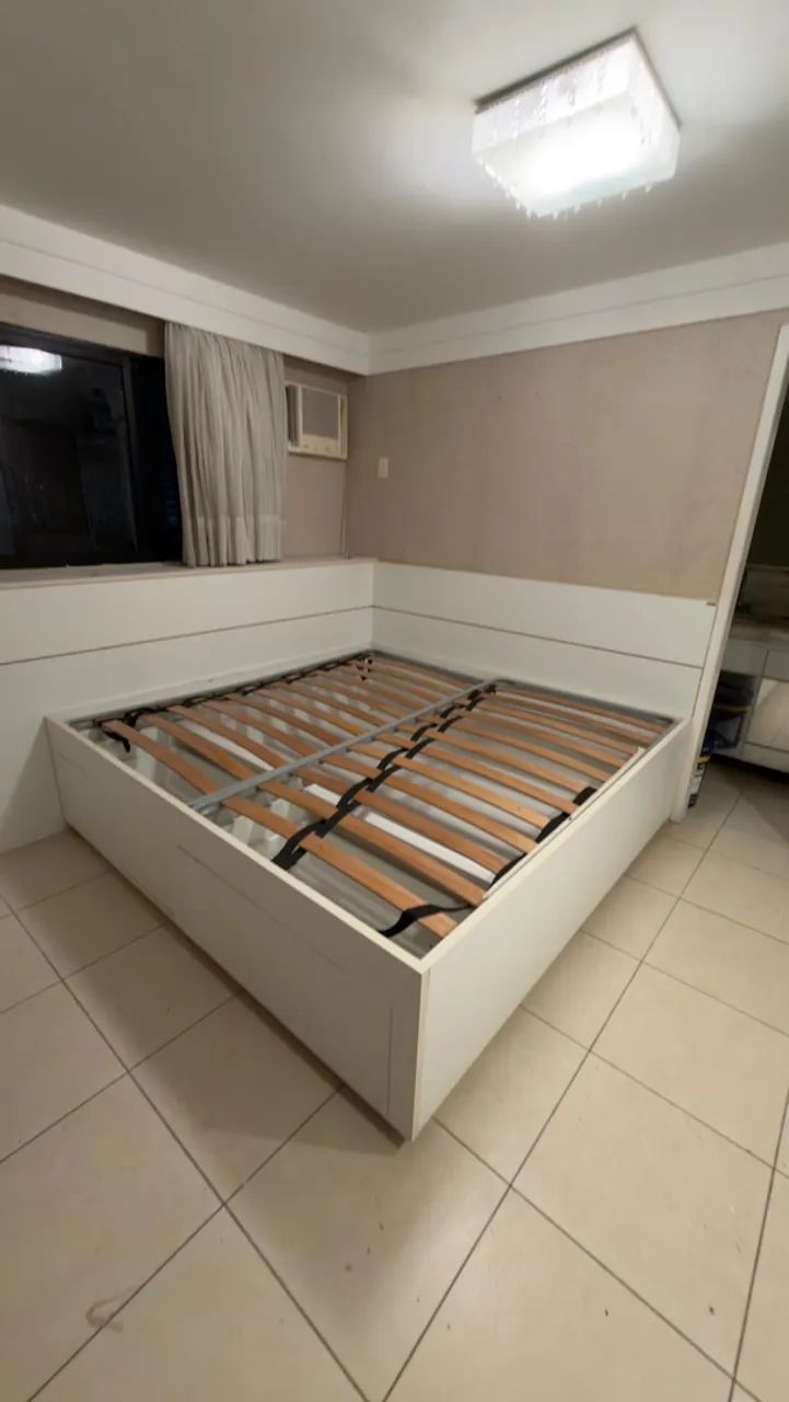 Base baú para cama king