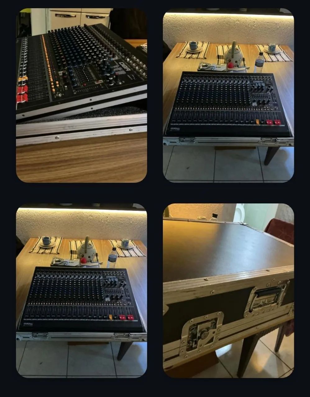Vendo excelente mesa de som DBR com case - Foto 5