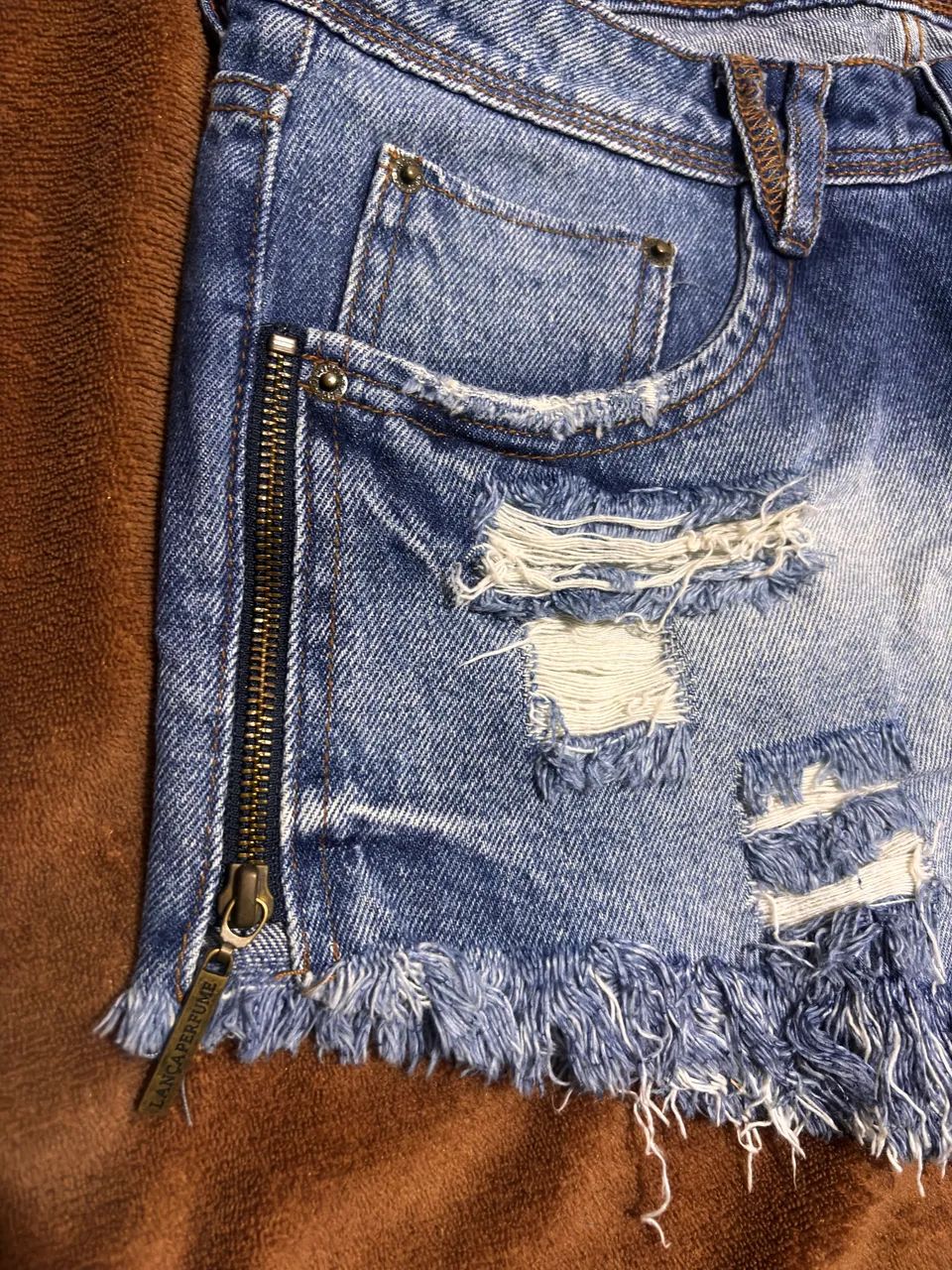 Short Jeans Lança Perfume - Tam: 38 - Foto 2