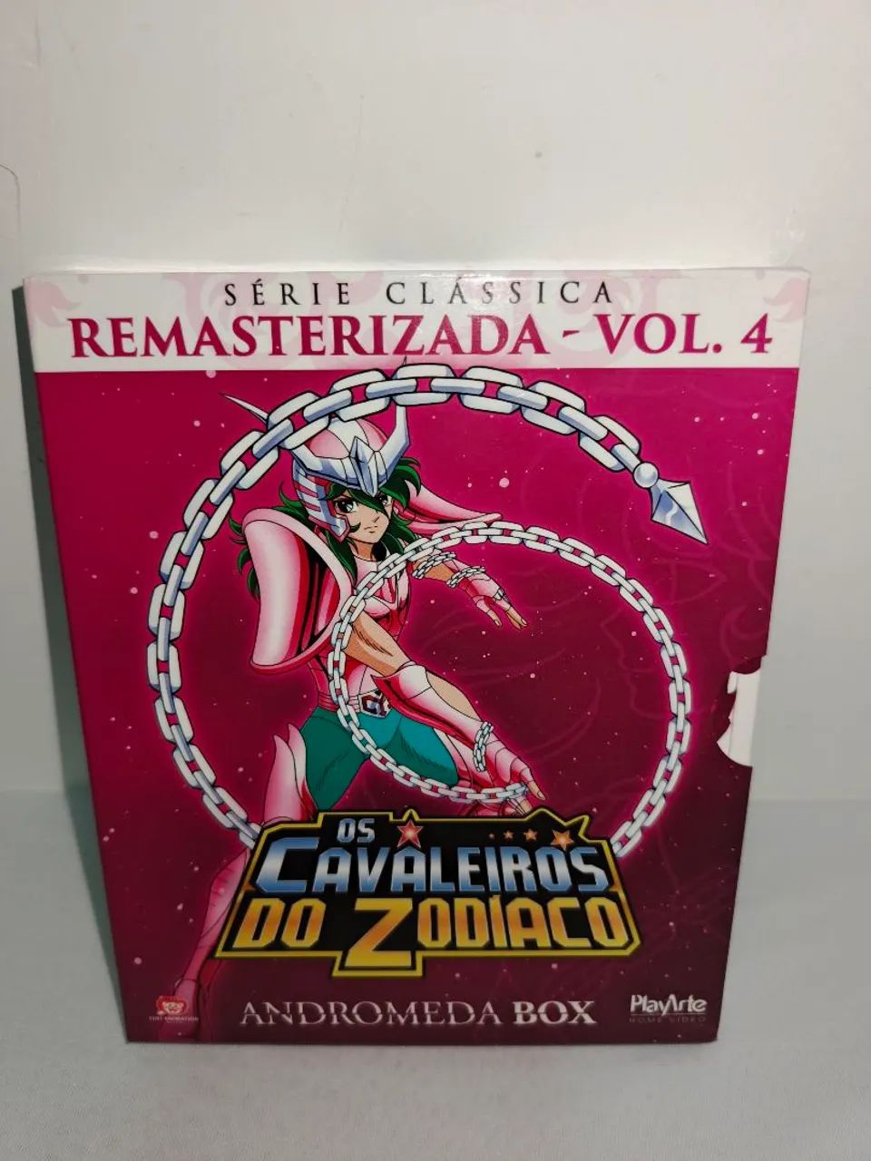 Box bluray Andrômeda os cavaleiros do zodíaco original Play arte