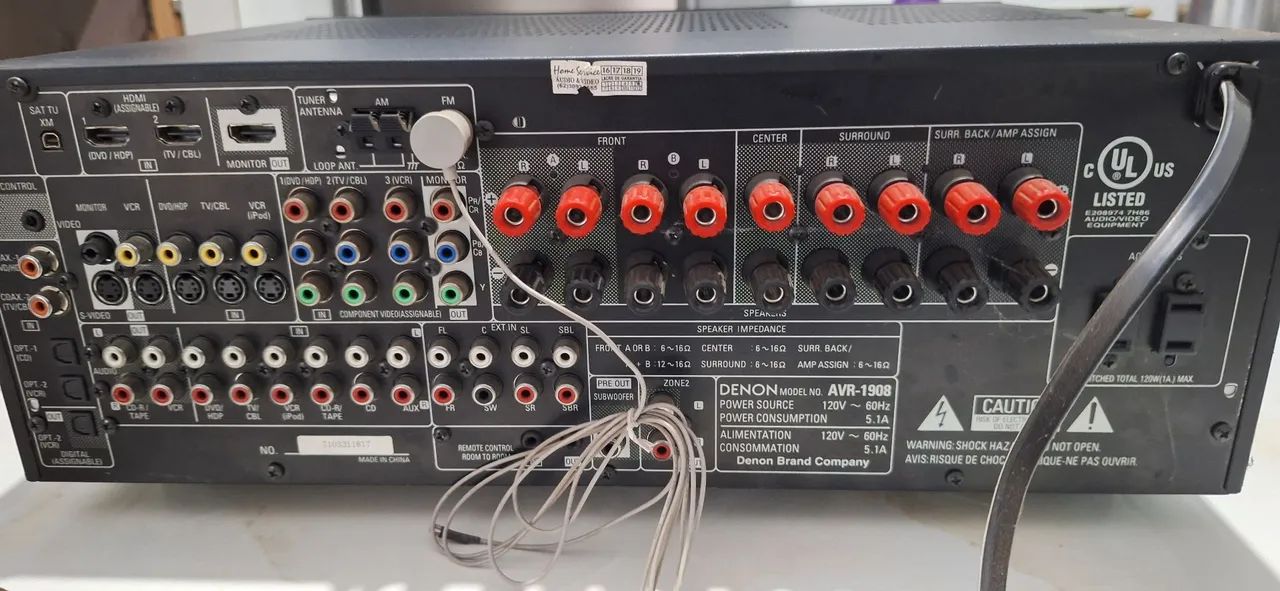Recever DENON modelo AVR-1908  - Foto 2