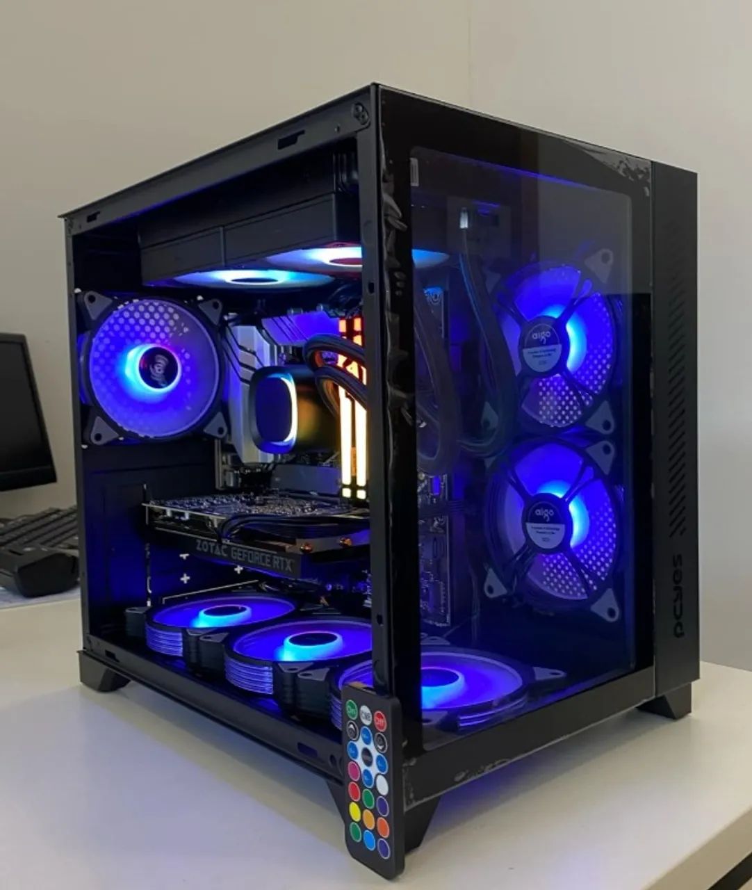 Pc Gamer Aquario RYZEN 9 5900X 32GB ram nvme 1TB Rtx 5060 8gb- Loja física - Foto 3