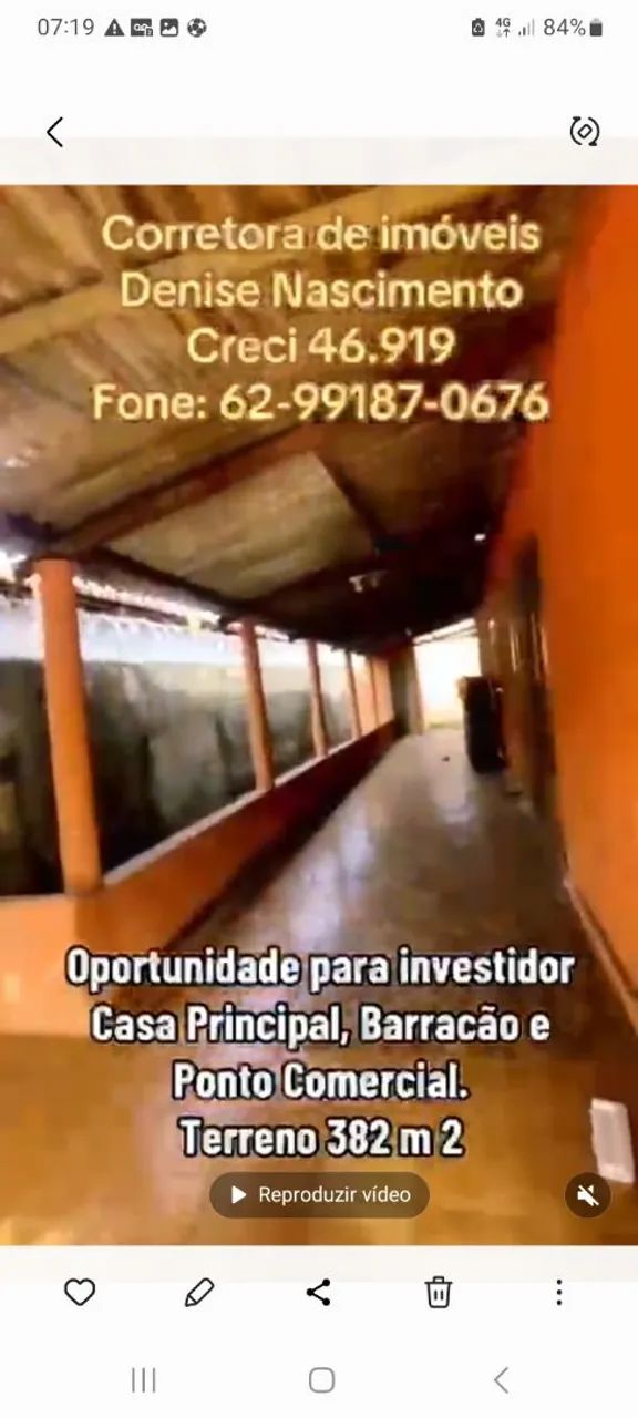 Vendo lote com 2 casas e um cômodo comercial