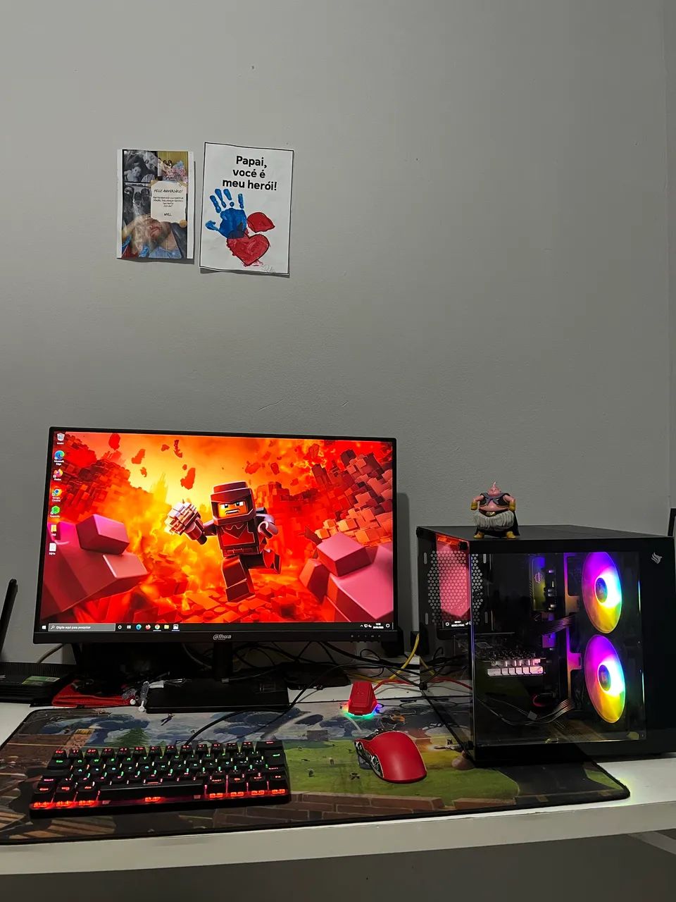 Pc gamer completo novo e garantia - R5 5500 + monitor 27 100HZ - loja wyll informática  - Foto 3