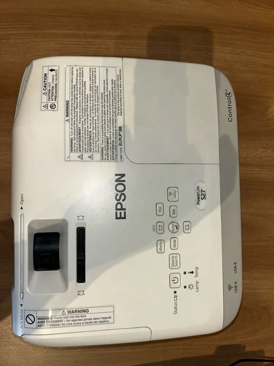 Projetor Epson PowerLite S27  - Foto 2