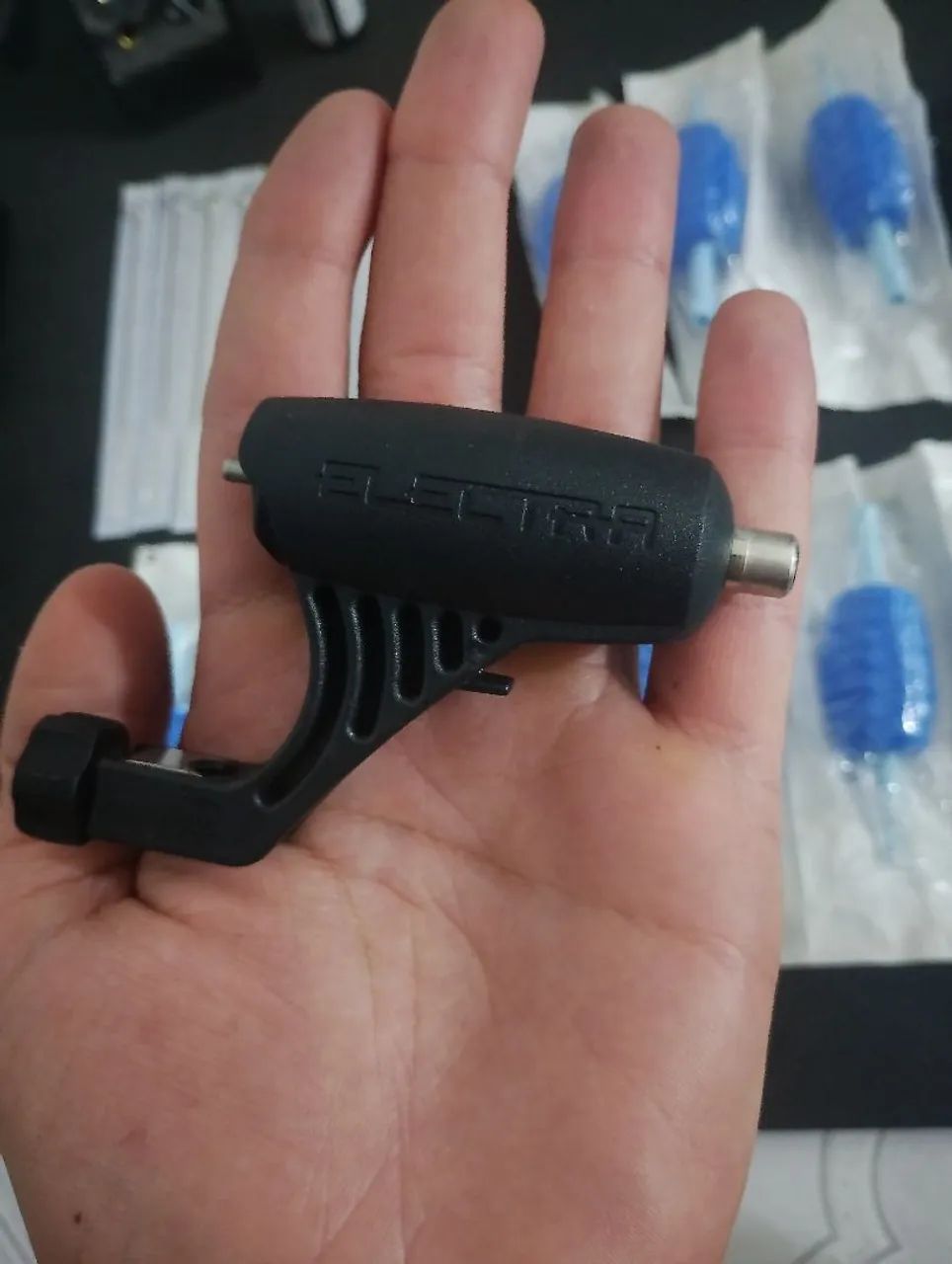 Kit para tatuagem eletrica pop pro rotativa  - Foto 2
