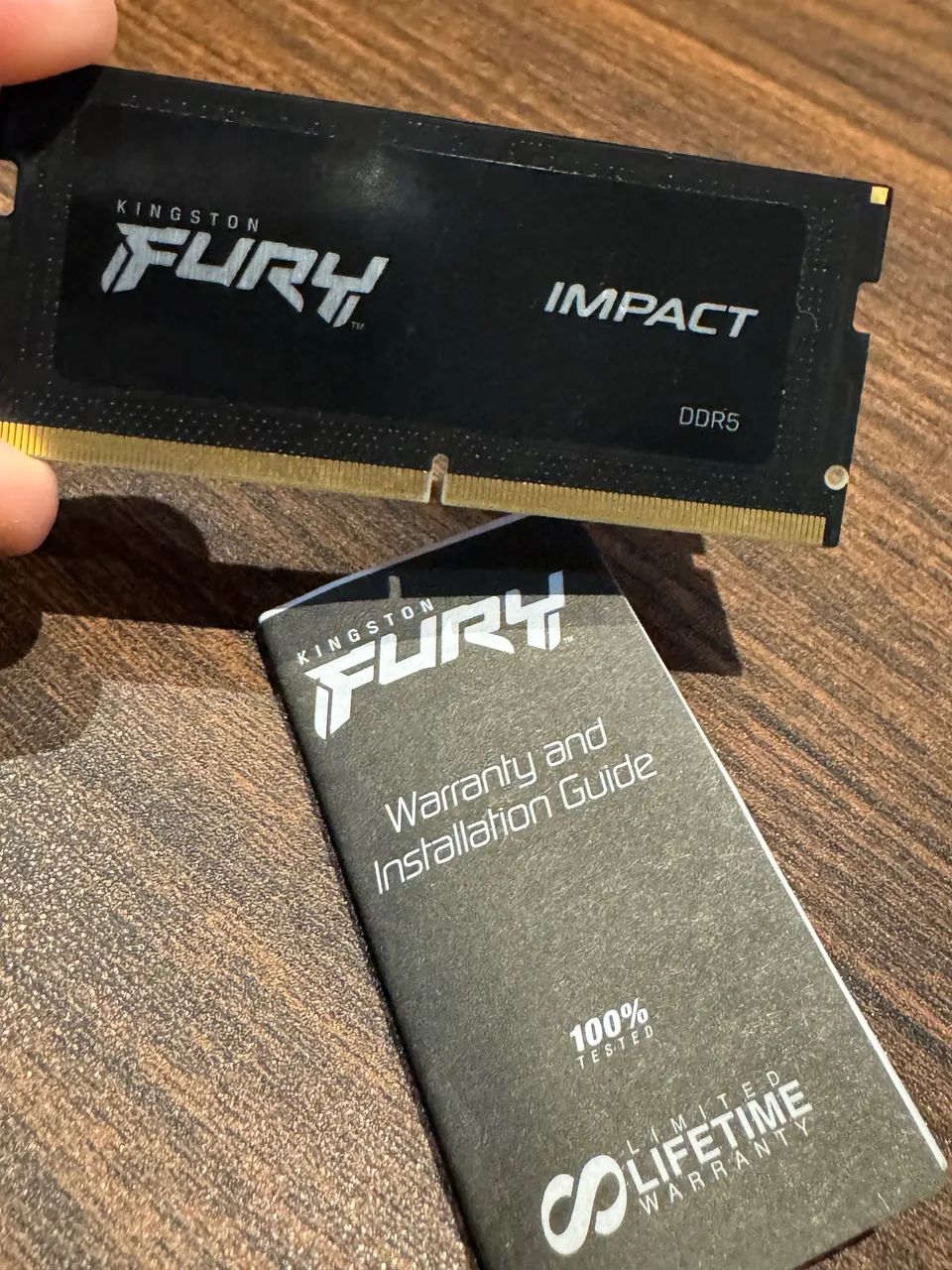 Memória RAM 16gb 4800MHz DDR5 Kingston Fury Impact - Foto 2