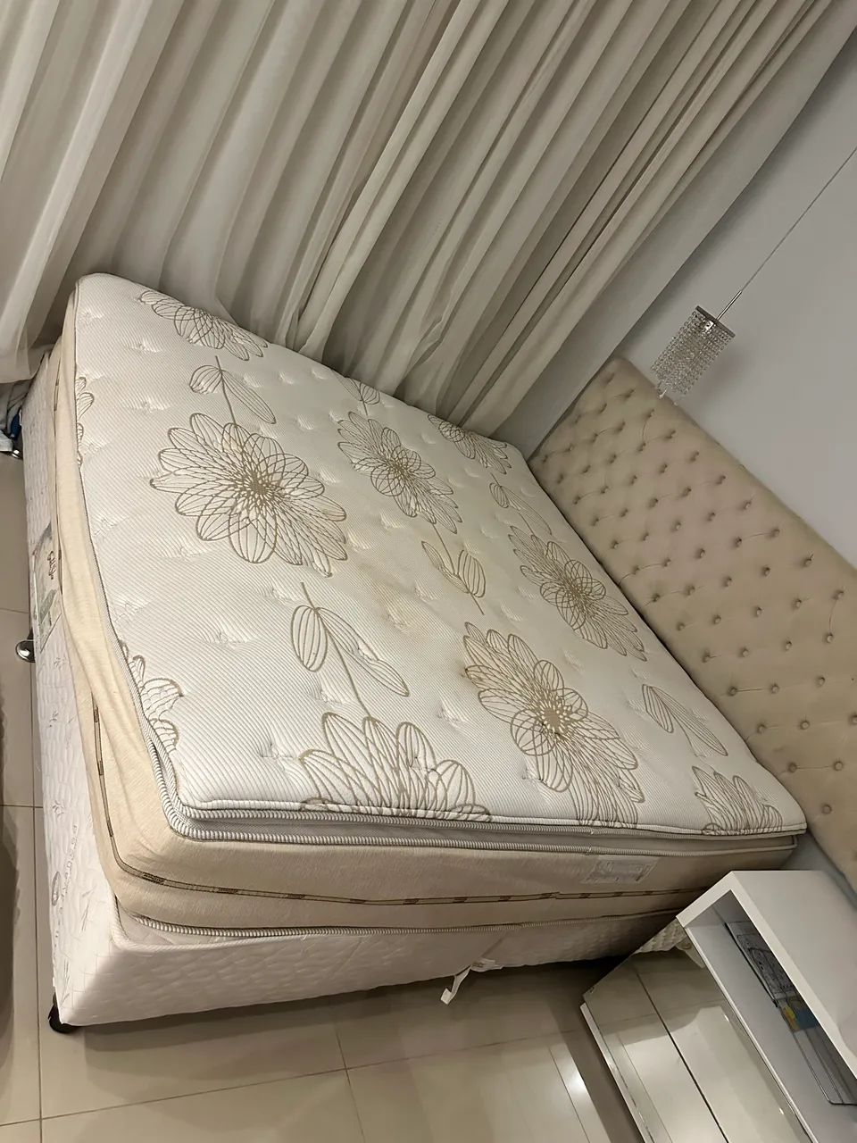 Colchão pulmatex com base da cama castor  - Foto 4