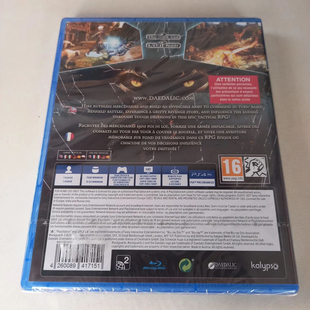 Jogo Ps4 Blackguards 2 - Lacrado - Foto 2