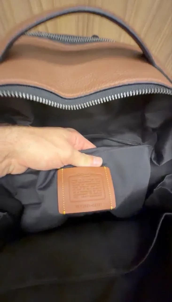 Mochila couro Coach  - Foto 2